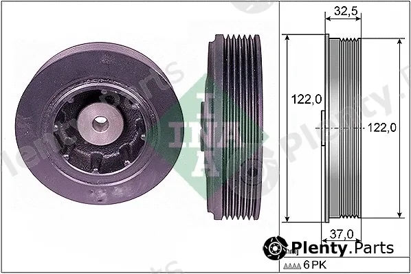 INA 544008410 — Belt Pulley, crankshaft