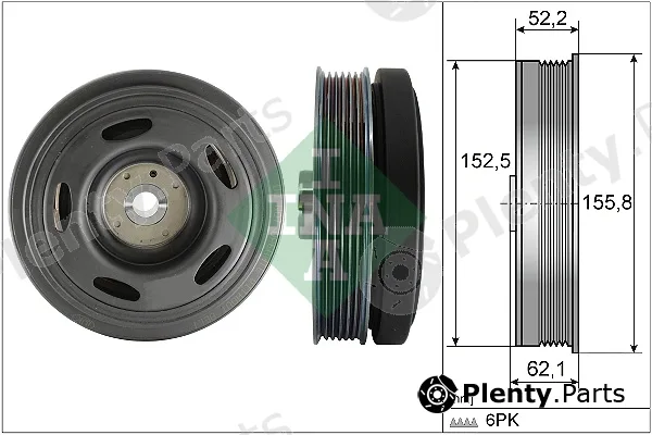 INA 544051510 — Belt Pulley, crankshaft
