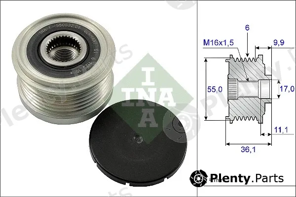 INA 535010310 — Alternator Freewheel Clutch