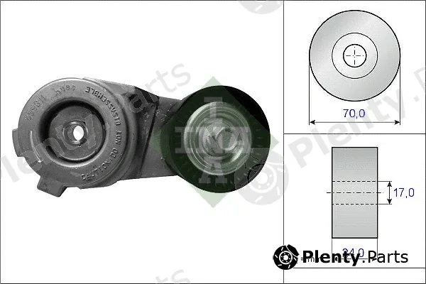 INA 534038810 — Belt Tensioner, V-ribbed belt