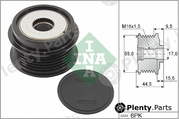 INA 535031910 — Alternator Freewheel Clutch