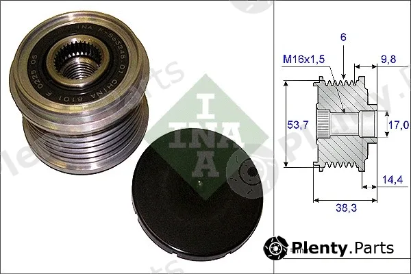 INA 535020310 — Alternator Freewheel Clutch