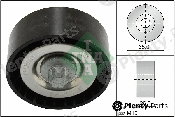 INA 532057010 — Deflection/Guide Pulley, V-ribbed belt