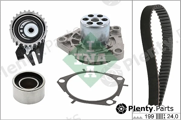 INA 530062530 — Water Pump & Timing Belt Kit