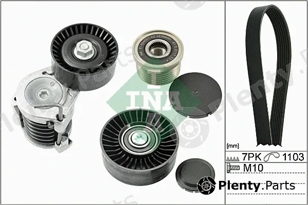 INA 529006410 — V-Ribbed Belt Set