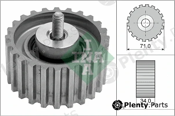 INA 532044110 — Deflection/Guide Pulley, timing belt