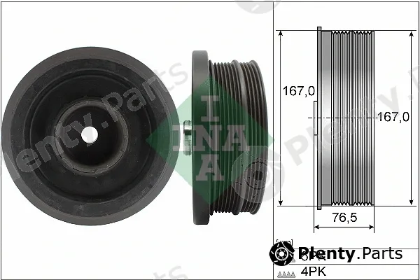 INA 544008210 — Belt Pulley, crankshaft