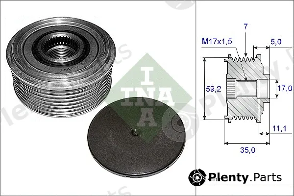 INA 535008710 — Alternator Freewheel Clutch