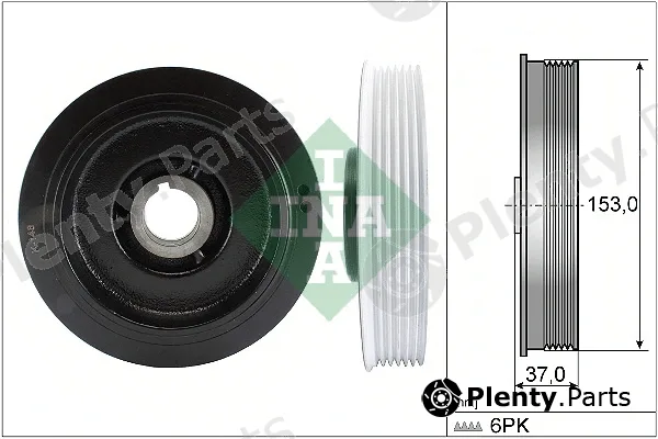 INA 544005810 — Belt Pulley, crankshaft