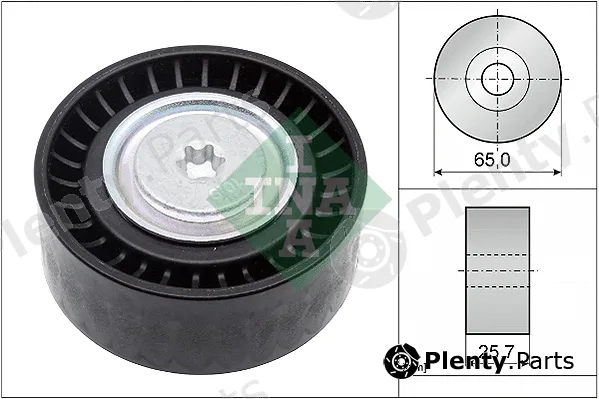 INA 532090710 — Deflection/Guide Pulley, V-ribbed belt