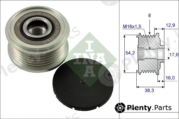 INA 535006210 — Alternator Freewheel Clutch
