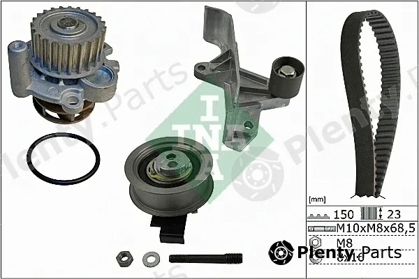 INA 530054630 — Water Pump & Timing Belt Kit