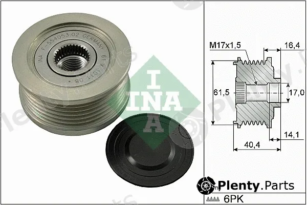 INA 535011510 — Alternator Freewheel Clutch
