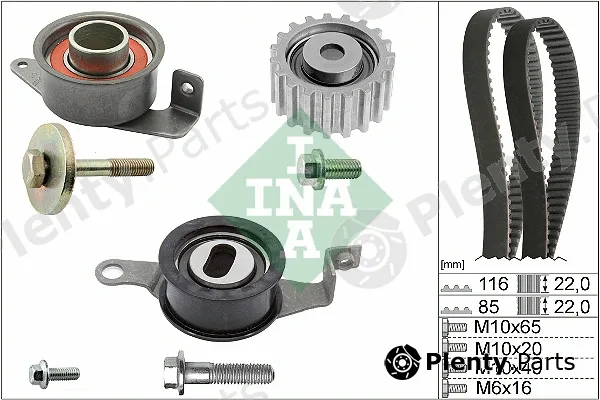 INA 530001010 — Timing Belt Kit