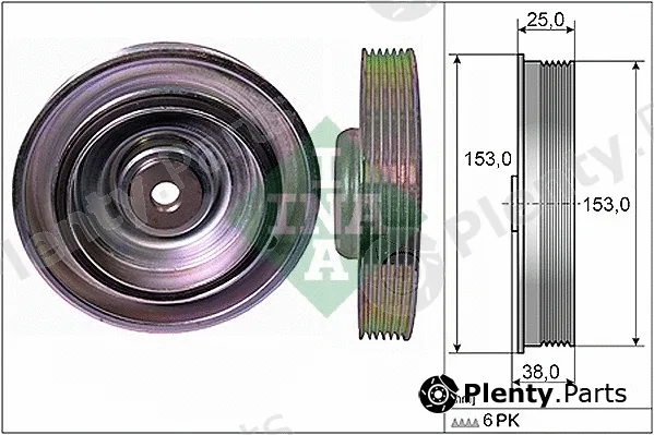 INA 544008710 — Belt Pulley, crankshaft