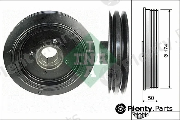 INA 544010710 — Belt Pulley, crankshaft