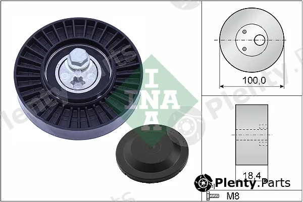 INA 531096610 — Tensioner Pulley, V-ribbed belt