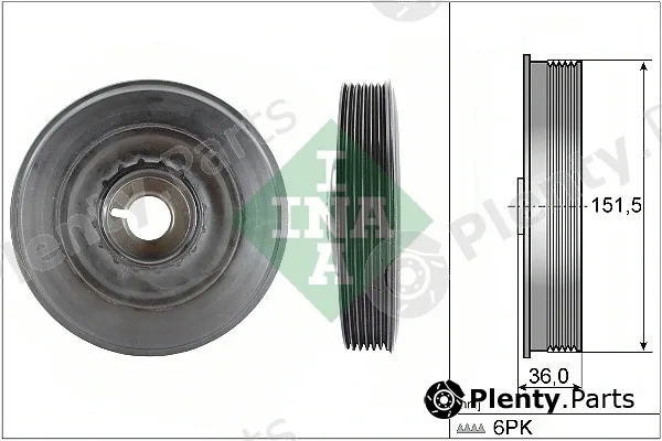 INA 544009010 — Belt Pulley, crankshaft