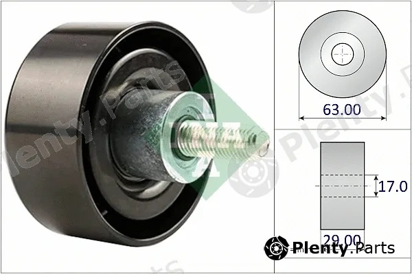 INA 532104510 — Deflection/Guide Pulley, V-ribbed belt