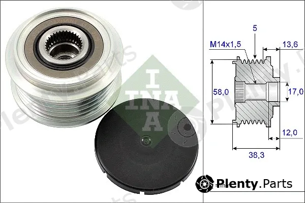 INA 535018410 — Alternator Freewheel Clutch