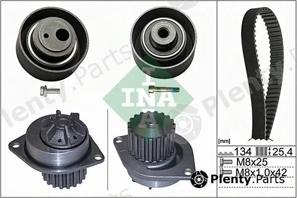 INA 530005530 — Water Pump & Timing Belt Kit