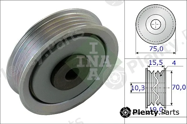 INA 531084510 — Tensioner Pulley, V-ribbed belt