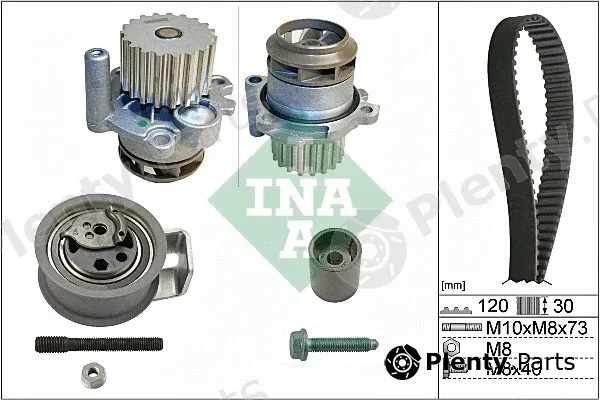 INA 530009130 — Water Pump & Timing Belt Kit