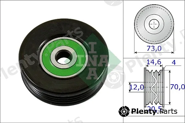 INA 531085210 — Tensioner Pulley, V-ribbed belt