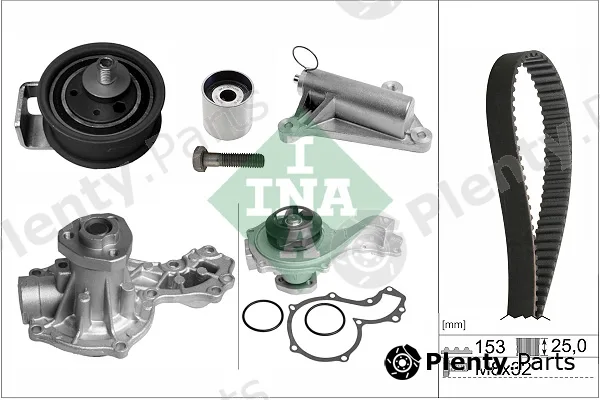 INA 530035930 — Water Pump & Timing Belt Kit