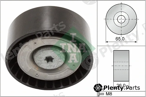 INA 532057110 — Deflection/Guide Pulley, V-ribbed belt