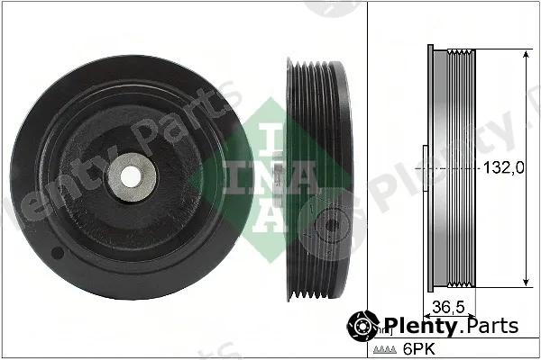 INA 544000710 — Belt Pulley, crankshaft
