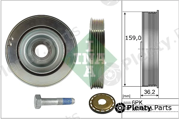 INA 544017321 — Belt Pulley Set, crankshaft