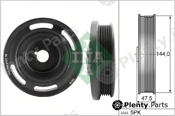 INA 544012110 — Belt Pulley, crankshaft