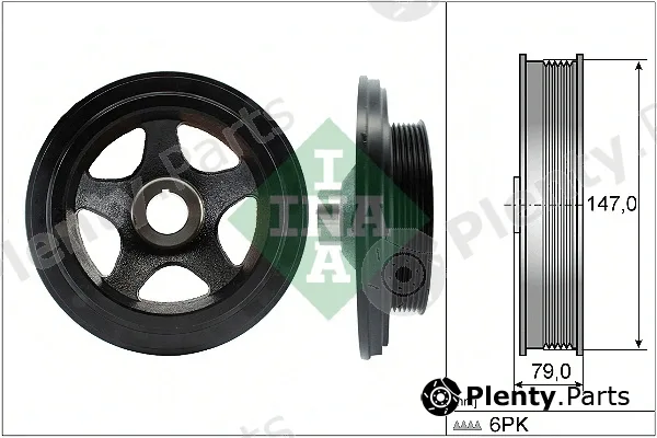 INA 544014210 — Belt Pulley, crankshaft