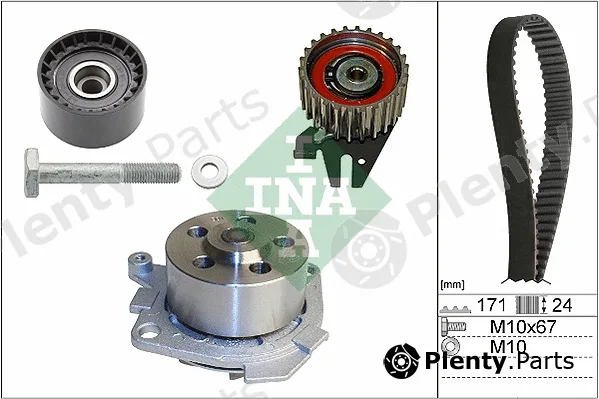 INA 530060630 — Water Pump & Timing Belt Kit