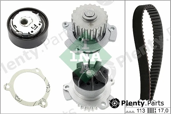 INA 530066330 — Water Pump & Timing Belt Kit