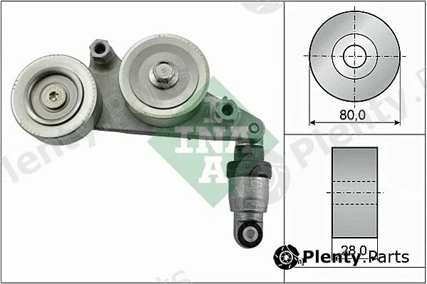 INA 534041510 — Vibration Damper, V-ribbed belt