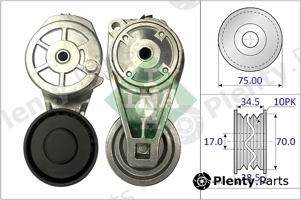INA 534086010 — Belt Tensioner, V-ribbed belt
