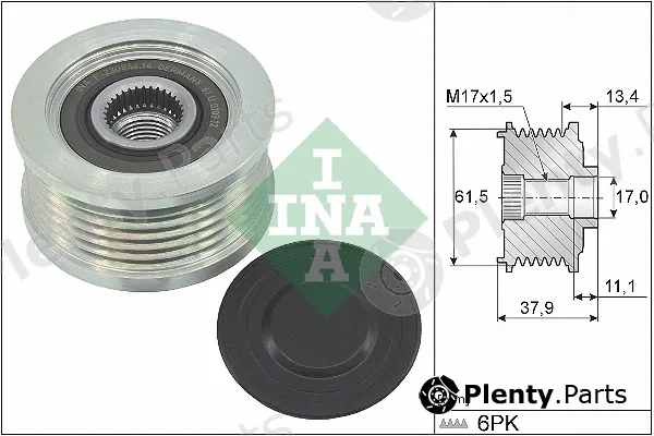 INA 535002310 — Alternator Freewheel Clutch