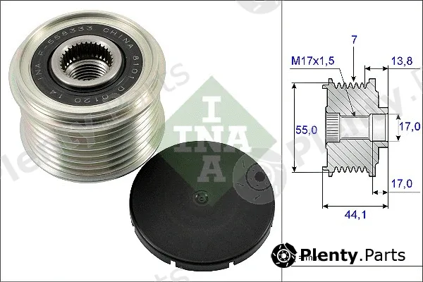 INA 535016710 — Alternator Freewheel Clutch