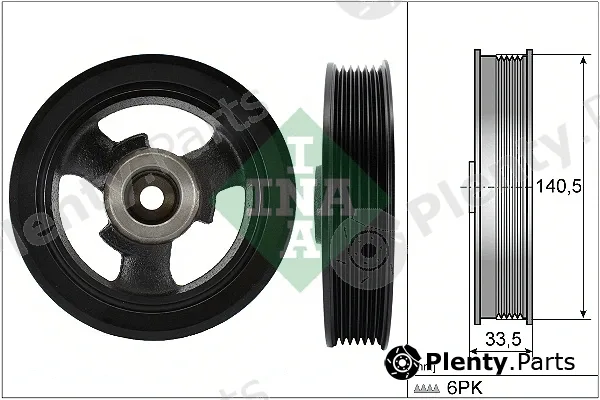 INA 544014910 — Belt Pulley, crankshaft