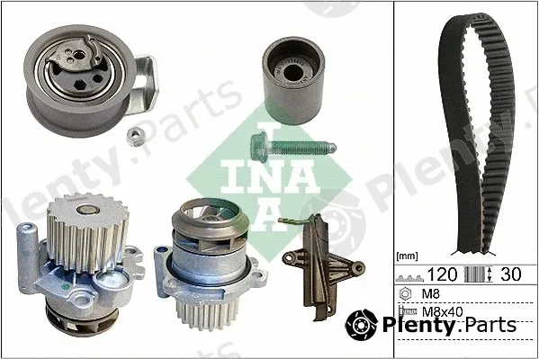 INA 530034030 — Water Pump & Timing Belt Kit
