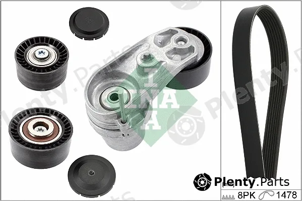INA 529021110 — V-Ribbed Belt Set