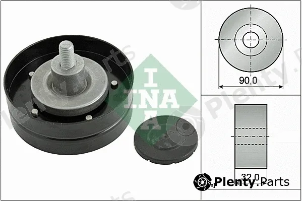 INA 532046910 — Deflection/Guide Pulley, V-ribbed belt