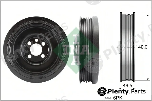INA 544013810 — Belt Pulley, crankshaft