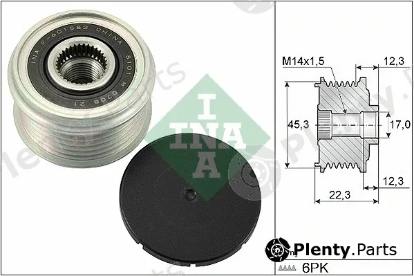 INA 535029110 — Alternator Freewheel Clutch