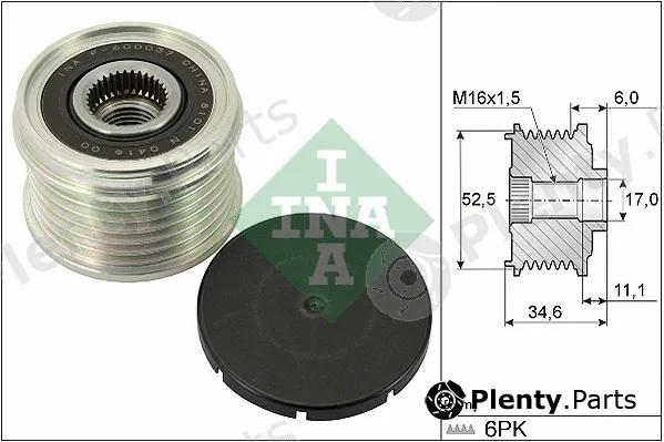 INA 535031510 — Alternator Freewheel Clutch