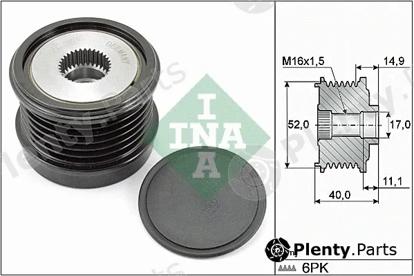 INA 535029310 — Alternator Freewheel Clutch
