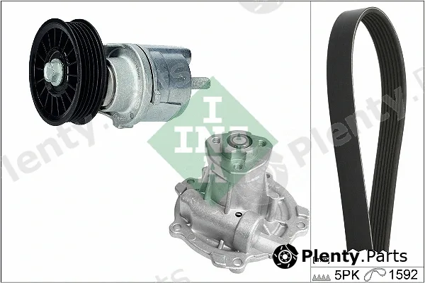 INA 529016131 — Water Pump + V-Ribbed Belt Kit