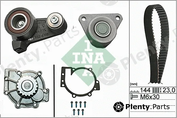 INA 530025030 — Water Pump & Timing Belt Kit